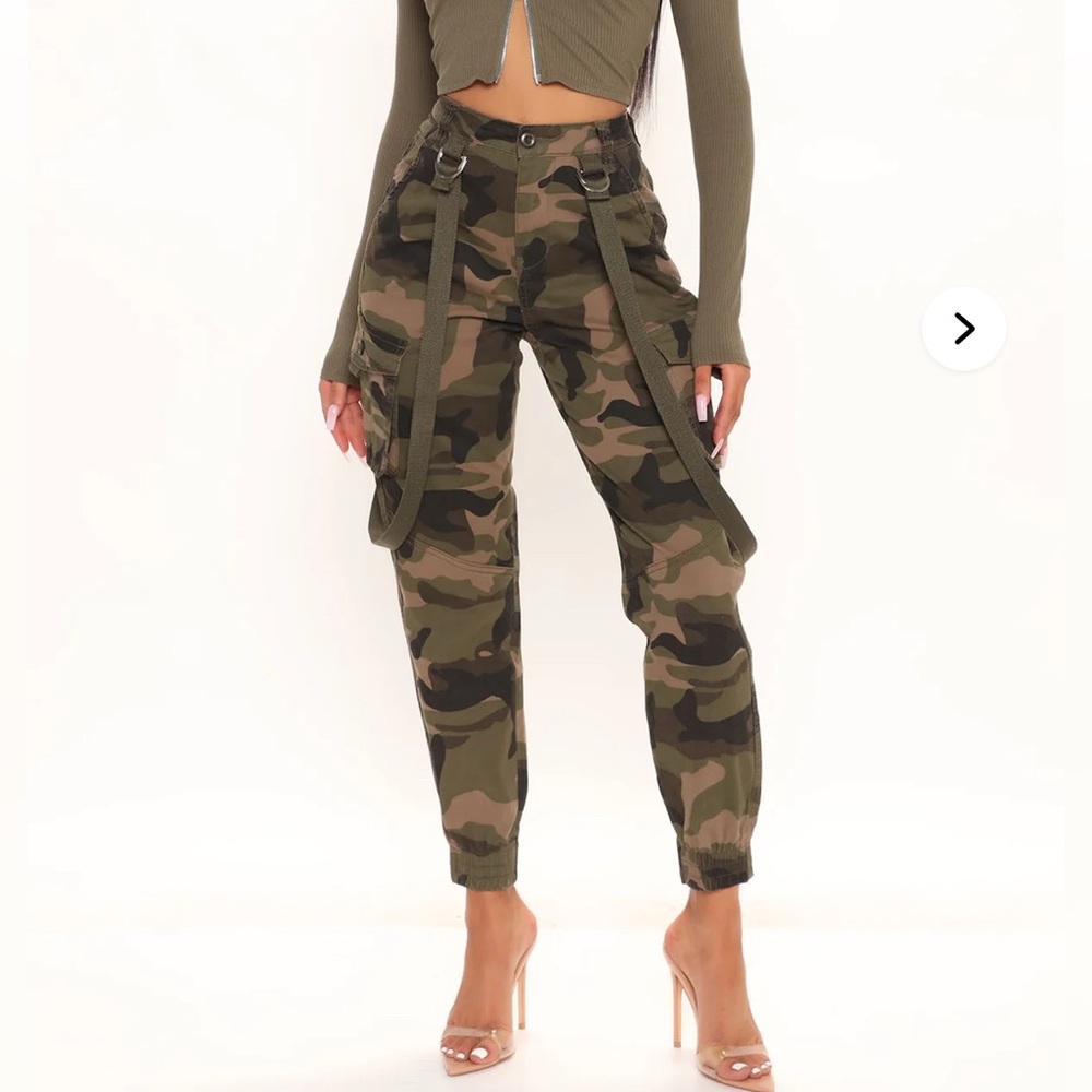 Fashion Nova Camouflage Cargo Pants